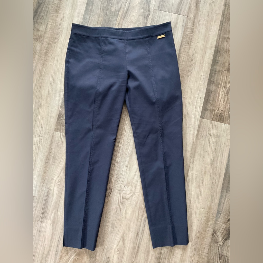 Tory Burch Black Ankle Pants In Navy Size 8